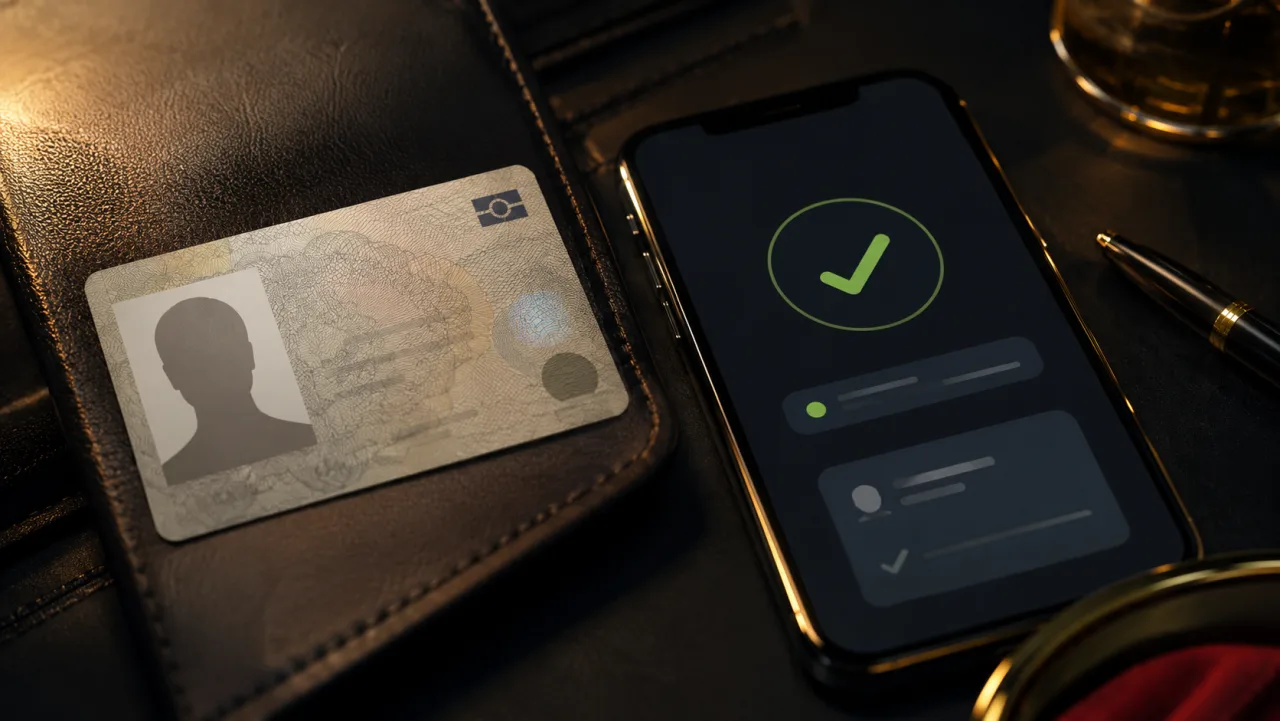 McLuck KYC-Verifizierung – Personalausweis mit deutscher Identitätsprüfung